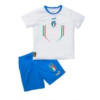 Dres Italija Gostujuci za djecu 2022 Kratak Rukav (+ kratke hlače)